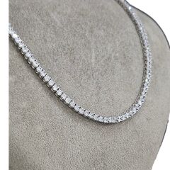 4 mm 45 cm İthal Dönme Yapmayan Gümüş Su Yolu Kolye-Farklı kilit