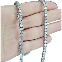 4 mm İthal Dönme Yapmayan Gümüş Su Yolu Kolye