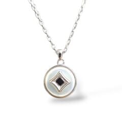 Sedefli Diamond Kolye