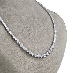 Süzme Model İthal Dönme Yapmayan Gümüş Su Yolu Kolye - 45 cm