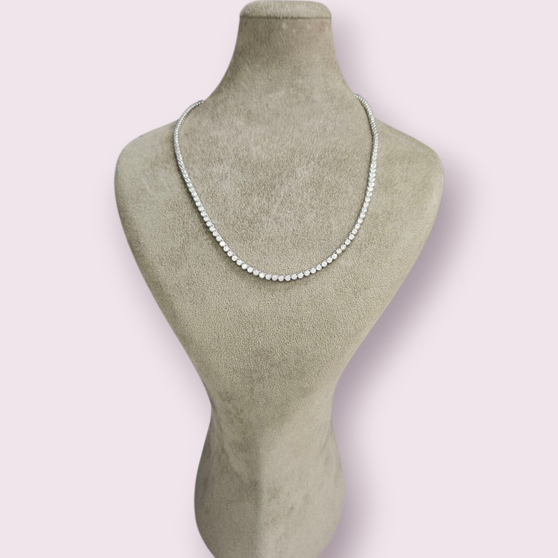 2 mm Sıvama Model Gümüş Su Yolu Kolye - 45 cm