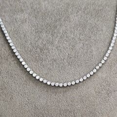 2 mm Sıvama Model Gümüş Su Yolu Kolye - 45 cm