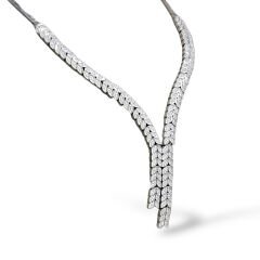 Zirkon Taşlı Şık Abiye Kadın Gümüş Kolye Bileklik Takım