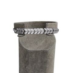 Zirkon Taşlı Şık Abiye Kadın Gümüş Kolye Bileklik Takım