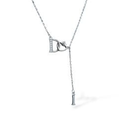 Sallantılı Trend DR Gümüş Kolye