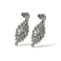 Kadın Şık Abiye Gümüş Set