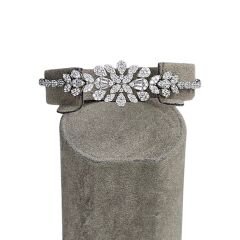 Kadın Şık Abiye Gümüş Set