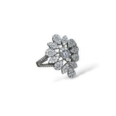 Kadın Şık Abiye Gümüş Set