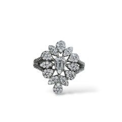 Kadın Şık Abiye Gümüş Set