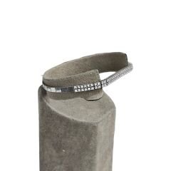 Zirkon Taşlı Şık Abiye Kadın Gümüş Kolye Bileklik Takım Set