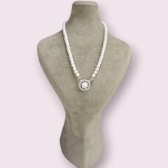 Gümüş Kolye Uçlu- İnci Kolye