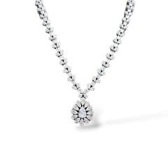 Zirkon Taşlı Şık Kadın Abiye Gümüş Set