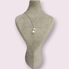 Balina Gümüş Kolye Uçlu - İnci Kolye