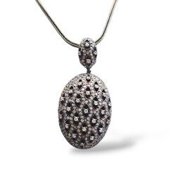 Zirkon Taşlı Otantik Gümüş Set