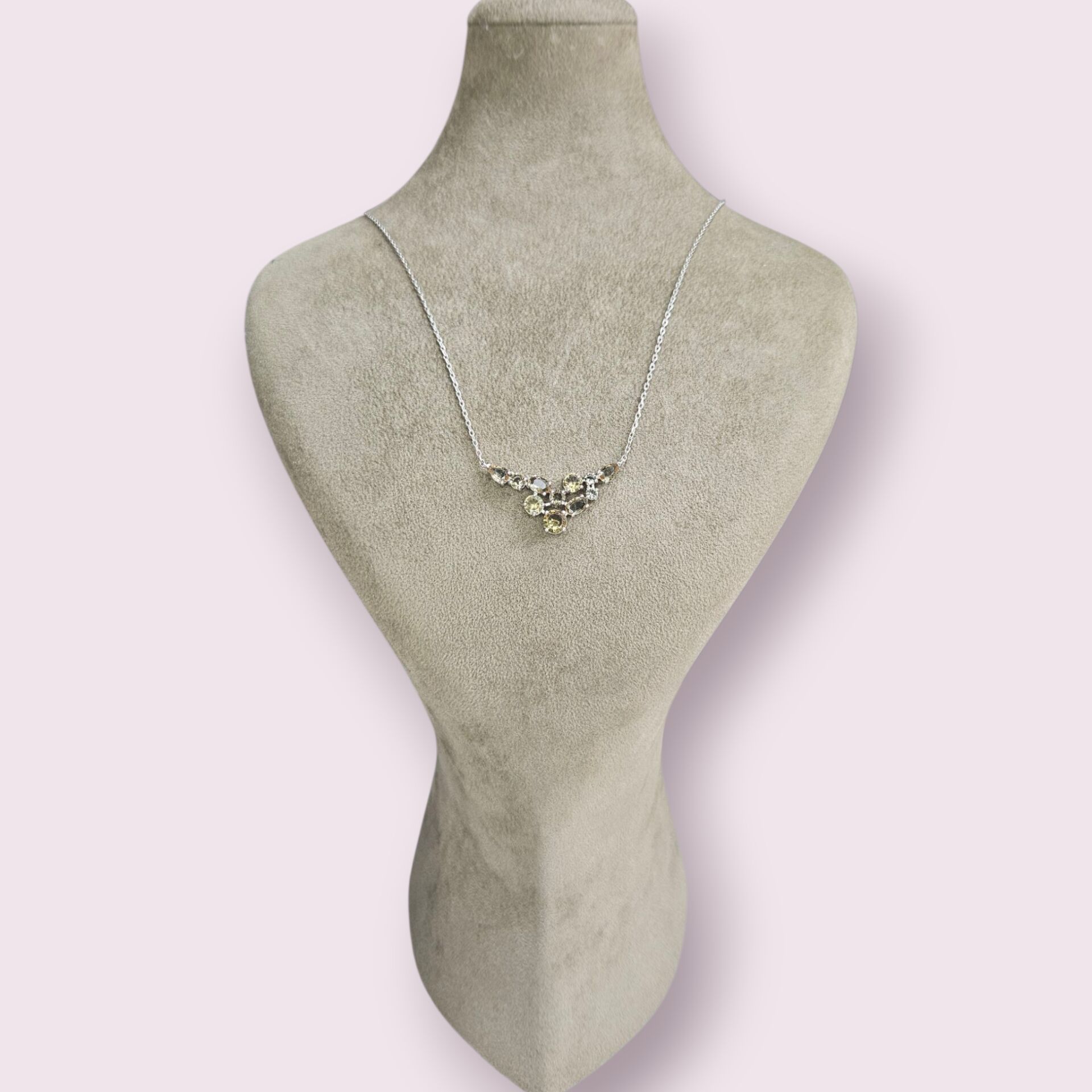 Zultanite Taşlı Gümüş Kolye