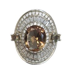 Zultanite Taşlı Lüks Gümüş Set