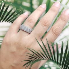 5 Sıralı Tamtur Gümüş Yüzük