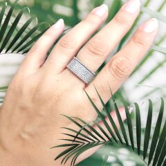 6 Sıralı Tamtur Gümüş Yüzük