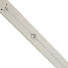 Tekli Yonca Model Minimal Gümüş Bileklik