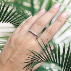 Kare Form Tamtur Gümüş Yüzük