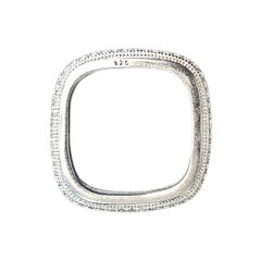 Kare Form Tamtur Gümüş Yüzük