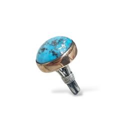 Firuze Doğal Taş Gümüş Yüzük