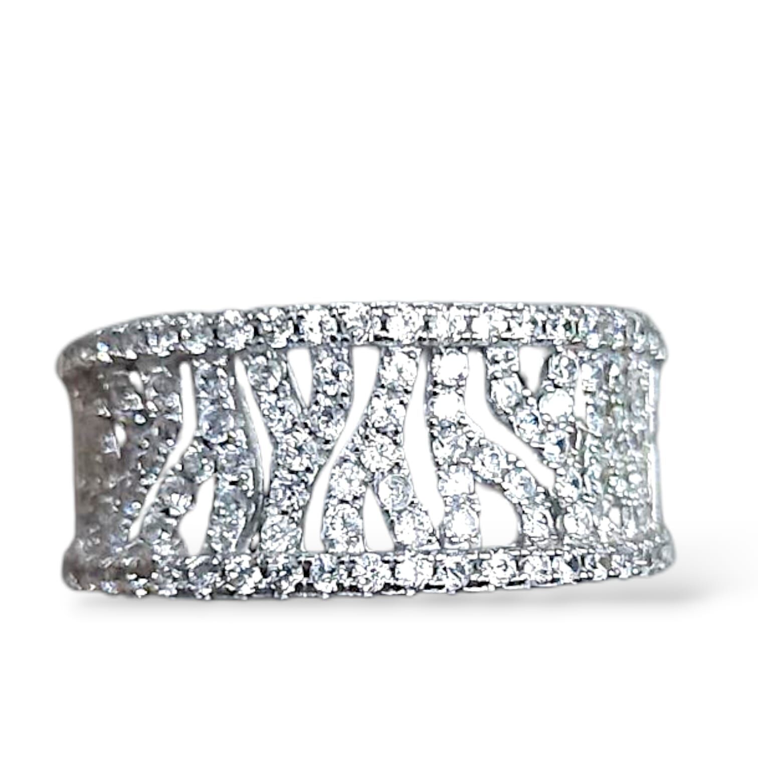 Zirkon Taşlı Gümüş Yüzük