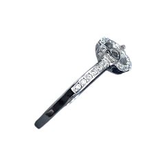 Zirkon Taşlı Gümüş Yüzük