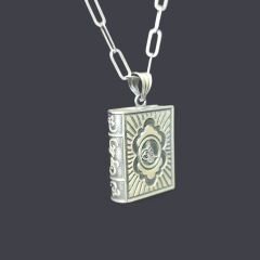 Kuran-ı Kerim Kolye Uçlu 48 cm Gümüş Kolye