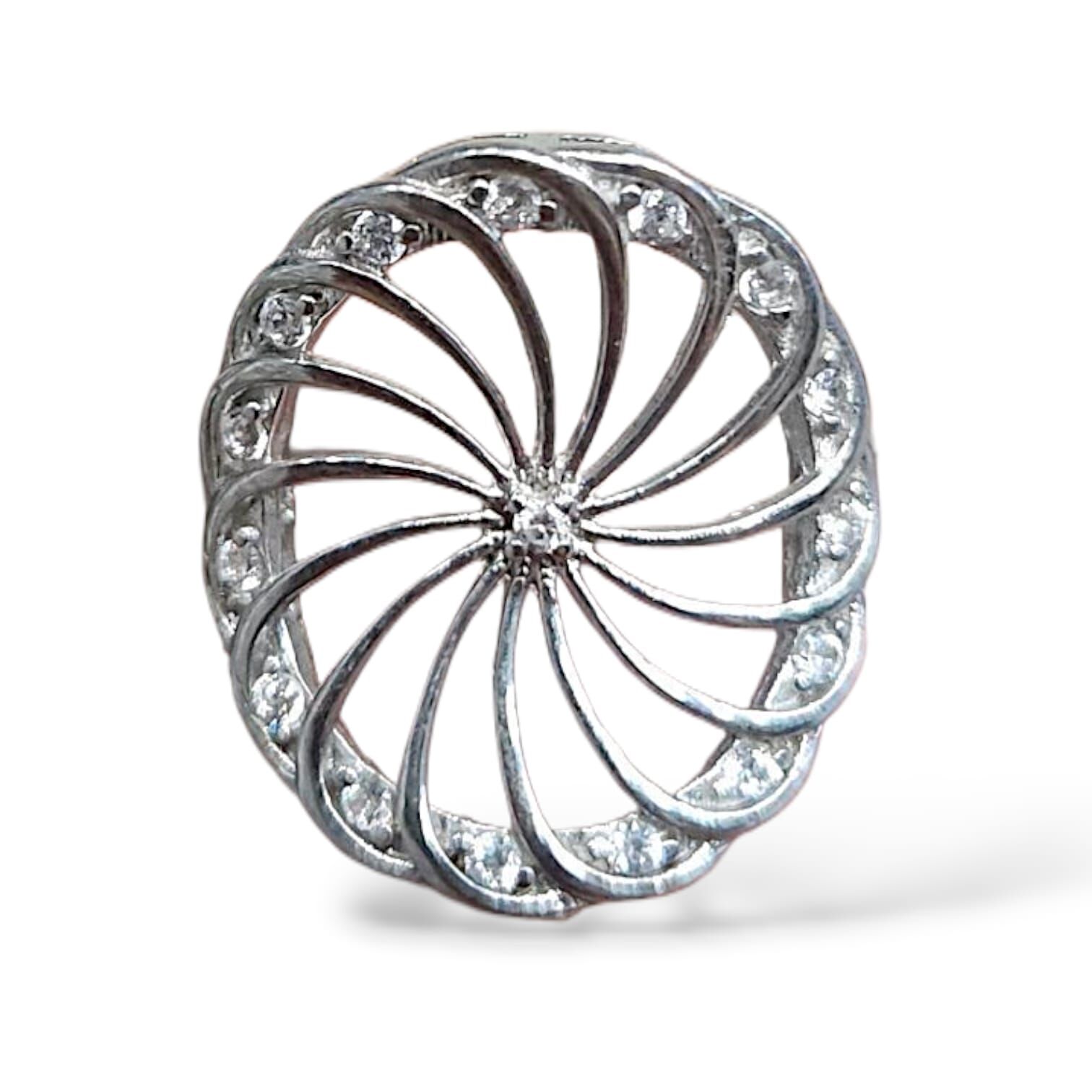 Zirkon Taşlı Gümüş Yüzük