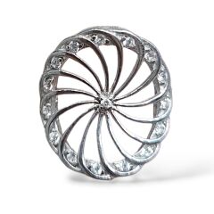 Zirkon Taşlı Gümüş Yüzük