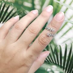 Ayarlanabilir  Gümüş Yüzük