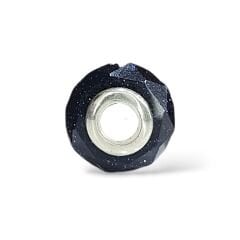 Simli Murano Gümüş Charm