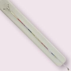 2.5 mm Renkli Su Yolu Bileklik - 20 cm