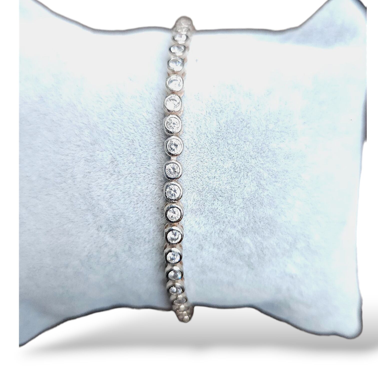 Sıvama Model Rose Kaplama Gümüş Su Yolu Bileklik