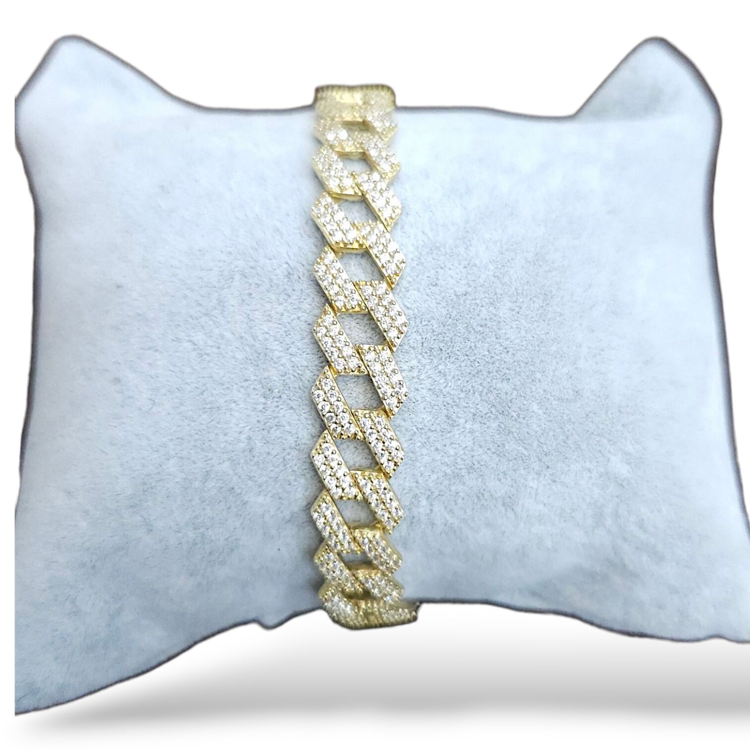 14K Altın Kaplama Gurmet Model Gümüş Bileklik