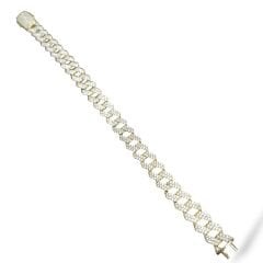 14K Altın Kaplama Gurmet Model Gümüş Bileklik