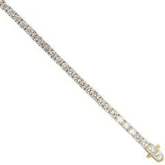 14K Altın Kaplama 2.5 mm Gümüş Su Yolu Bileklik