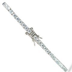 İthal 2,5 mm Gümüş Su Yolu Bileklik