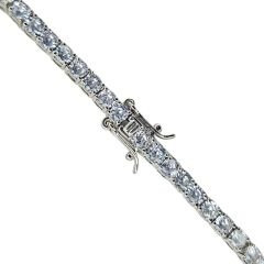 İthal 3 mm Gümüş Su Yolu Bileklik