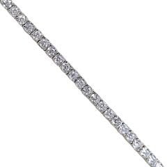 İthal 3 mm Gümüş Su Yolu Bileklik