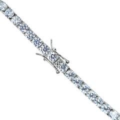 İthal 4 mm Gümüş Su Yolu Bileklik