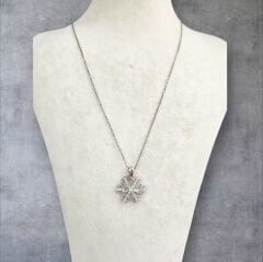 Kar tanesi Gümüş Kolye