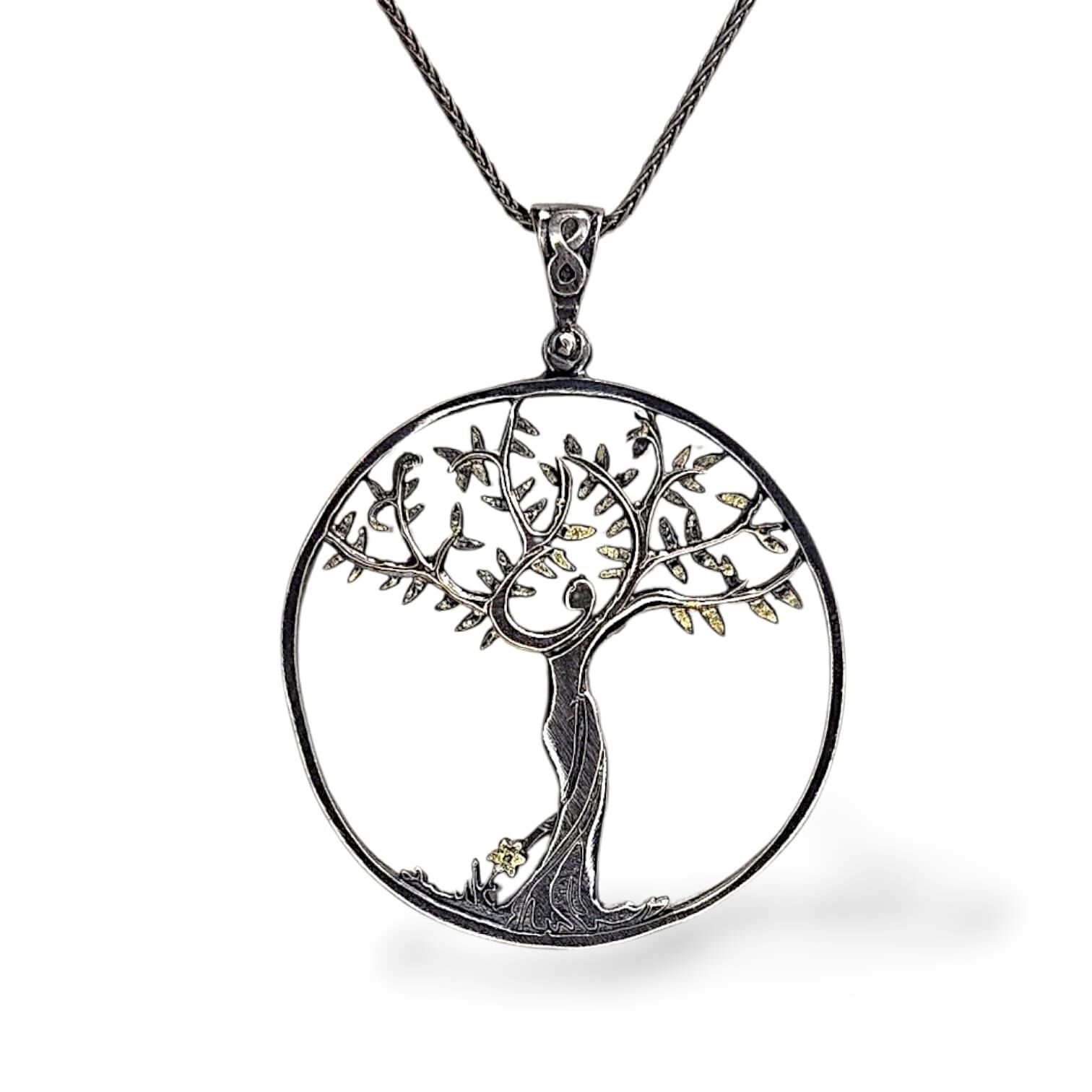 Hayat Ağacı Gümüş Kolye