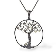 Hayat Ağacı Gümüş Kolye