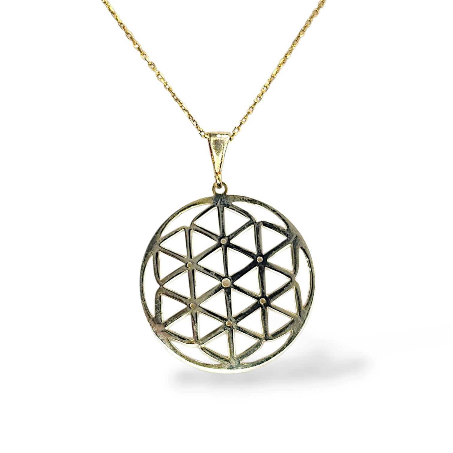 Daire farklı form Gold Kolye