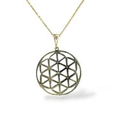 Daire farklı form Gold Kolye