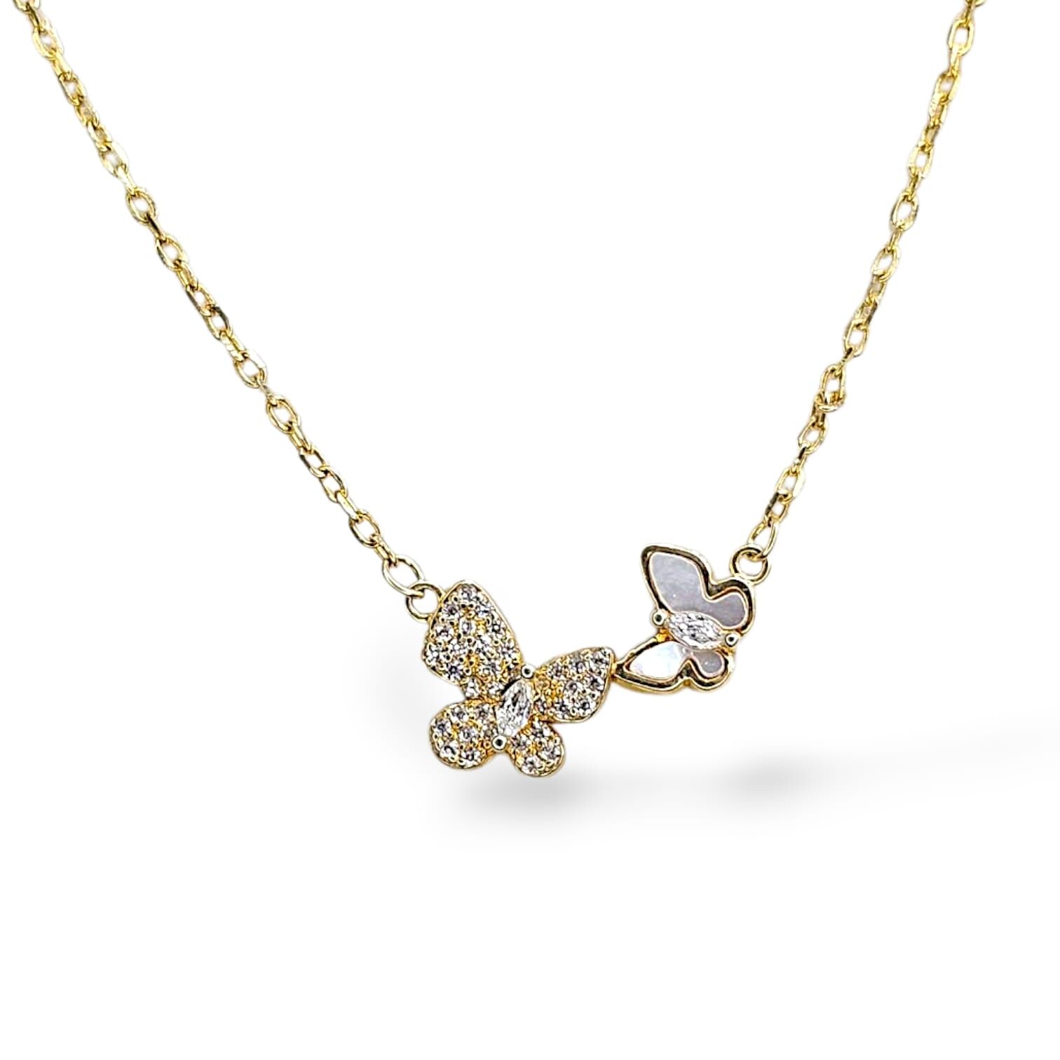 Kelebek Gold Kolye