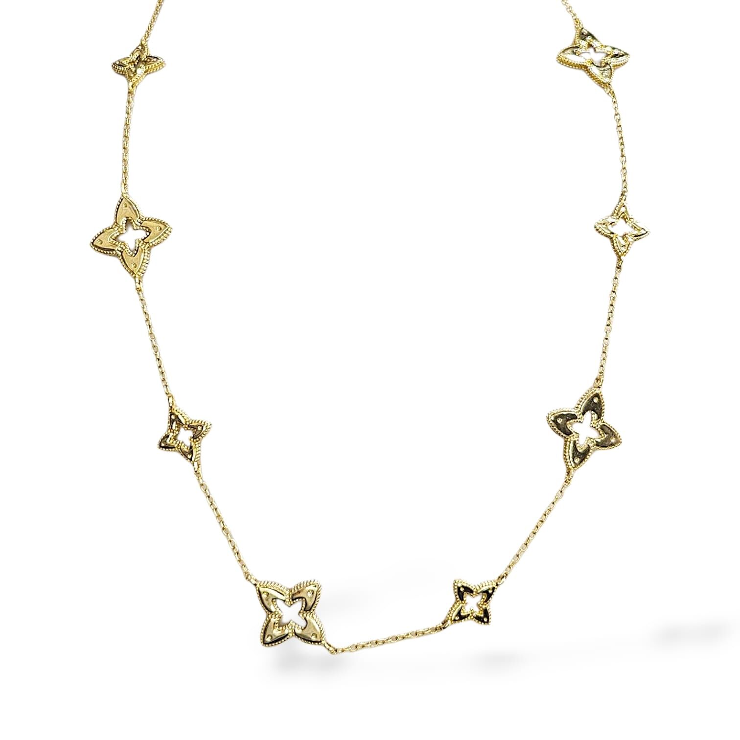 8 Yıldızlı Gold Kolye