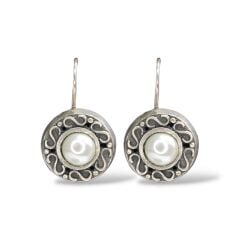 İnci Detay Gümüş Küpe